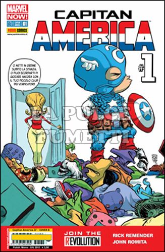 CAPITAN AMERICA #    37 - CAPITAN AMERICA 1 - COVER B - MARVEL NOW!